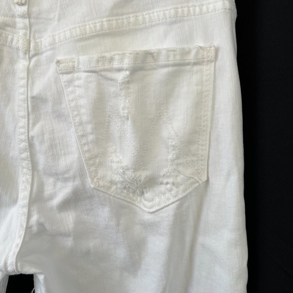 Mother Superior The Almost Saint Cropped Distressed Jeans Almost Innocent Sz 26 - Picture 12 of 14